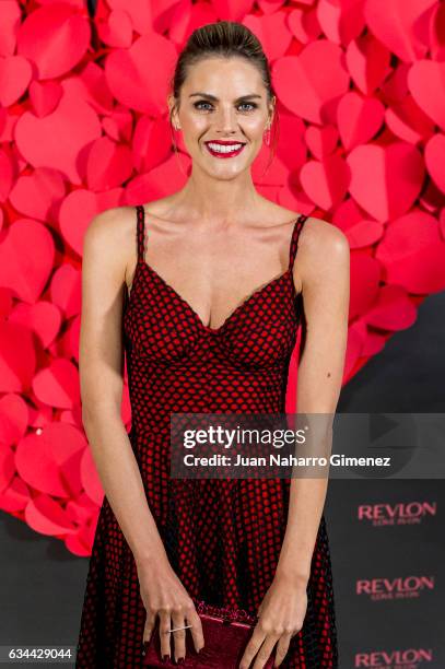 Amaia Salamanca attends 'Love Is On' photocall at Hotel NH Collection Eurobuilding on February 9, 2017 in Madrid, Spain.