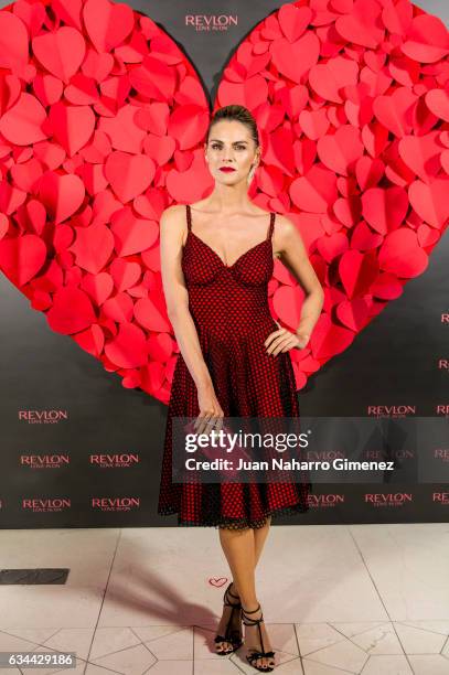 Amaia Salamanca attends 'Love Is On' photocall at Hotel NH Collection Eurobuilding on February 9, 2017 in Madrid, Spain.