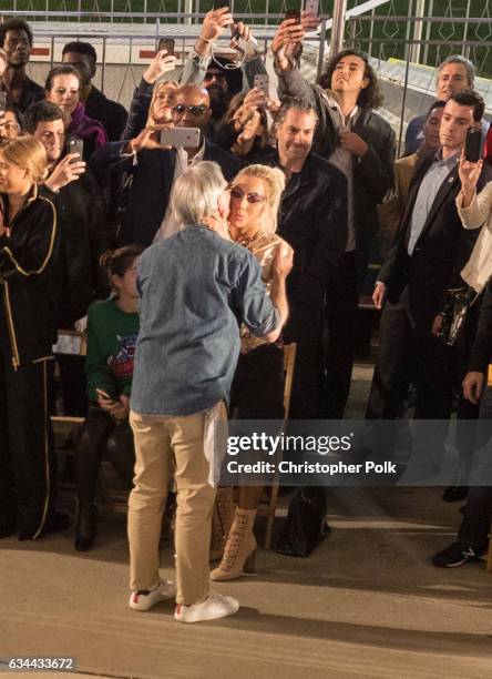 Singer Lady Gaga attends the TommyLand Tommy Hilfiger Spring 2017 Fashion Show on February 8, 2017 in Venice, California.