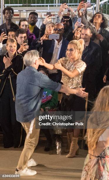 Singer Lady Gaga attends the TommyLand Tommy Hilfiger Spring 2017 Fashion Show on February 8, 2017 in Venice, California.