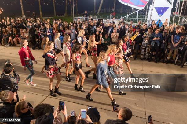 Singer Lady Gaga attends the TommyLand Tommy Hilfiger Spring 2017 Fashion Show on February 8, 2017 in Venice, California.