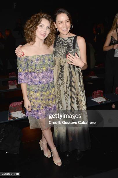Actresses Camren Bicondova and Bree Turner attend Tadashi Shoji fashion show during, New York Fashion Week: The Shows at Gallery 1, Skylight Clarkson...
