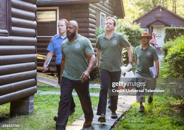 Why We Source" Episode 205 -- Pictured: Rockmond Dunbar as Abe Gaines, Patch Darragh as Russel Armstrong --