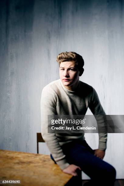 Actor Tye Sheridan, from the film, "Yellow Birds," is photographed at the 2017 Sundance Film Festival for Los Angeles Times on January 21, 2017 in...