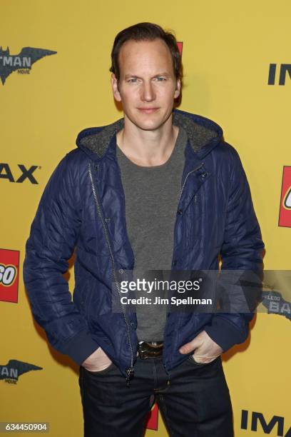 Actor Patrick Wilson attends "The Lego Batman Movie" New York screening at AMC Loews Lincoln Square 13 on February 9, 2017 in New York City.