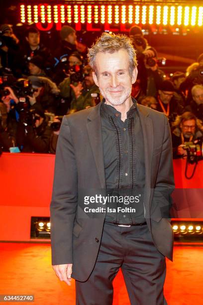 German actor Ulrich Matthes attends the 'Django' premiere during the 67th Berlinale International Film Festival Berlin at Berlinale Palace on...