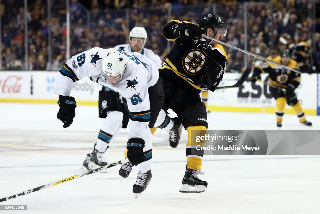 San Jose Sharks v Boston Bruins