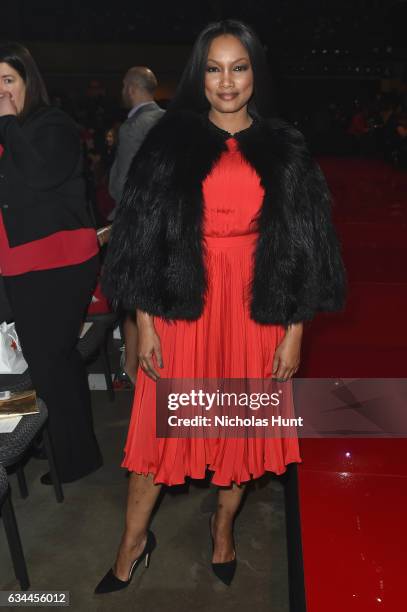 Actress Garcelle Beauvais attends the American Heart Association's Go Red For Women Red Dress Collection 2017 presented by Macy's at Fashion Week in...