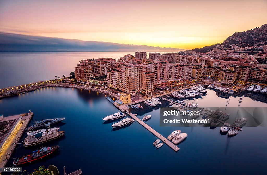 Monaco, Monte Carlo at dusk
