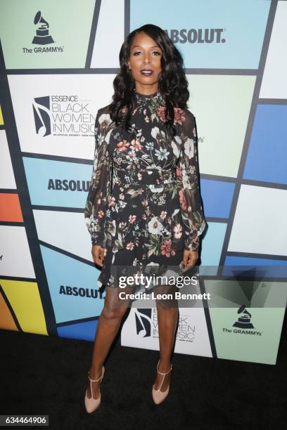 Actress Tasha Smith attends 2017 Essence Black Women in Music at NeueHouse Hollywood on February 9, 2017 in Los Angeles, California.