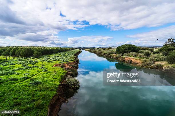 portugal, algarve, landscape near vilamoura - vilamoura stock pictures, royalty-free photos & images