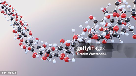 Molecular structure, grape sugar, molecular, 3D-Rendering Molecular structure, grape sugar, molecular, 3D-Rendering