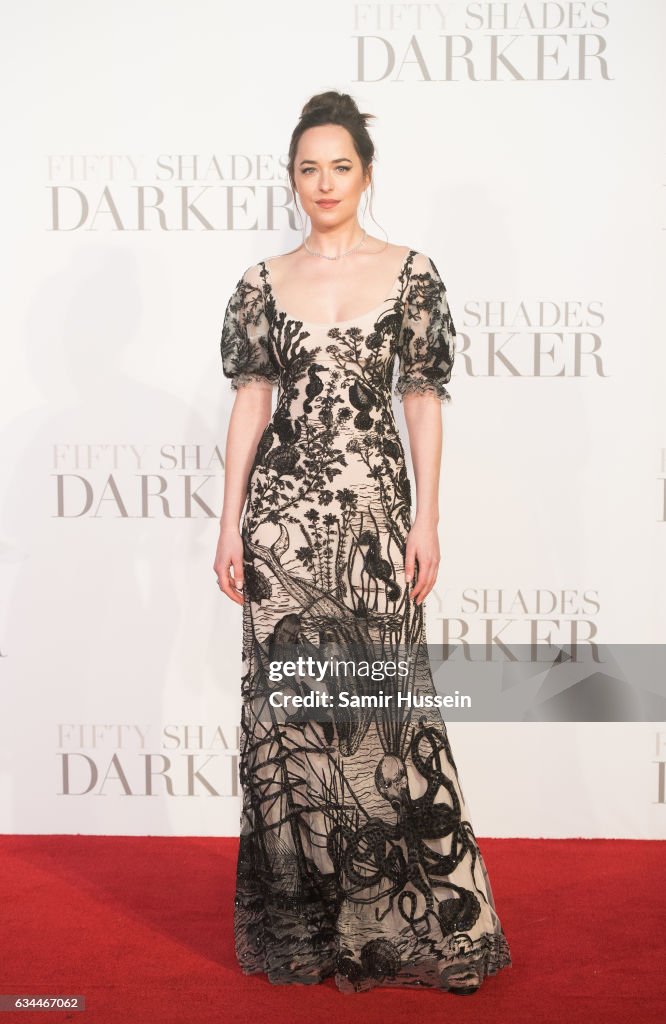 "Fifty Shades Darker" - UK Premiere - Red Carpet Arrivals