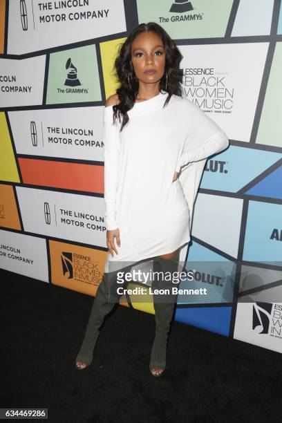 Actress Sierra McClain attends 2017 Essence Black Women in Music at NeueHouse Hollywood on February 9, 2017 in Los Angeles, California.