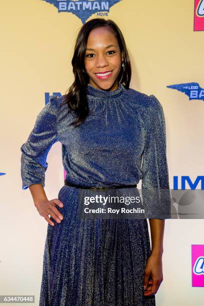 Actress Nikki M. James attends "The Lego Batman Movie" New York Screening at AMC Loews Lincoln Square 13 on February 9, 2017 in New York City.