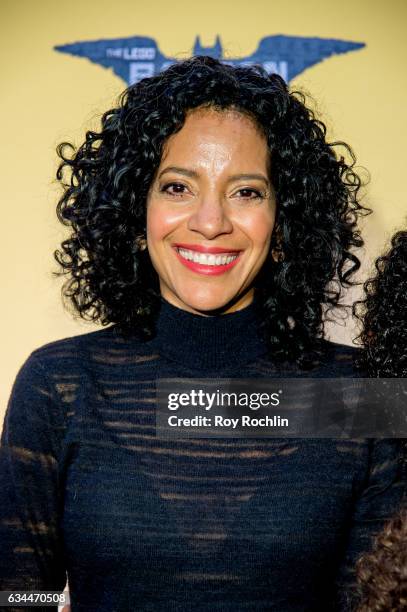 Actress Zabryna Guevara attends "The Lego Batman Movie" New York Screening at AMC Loews Lincoln Square 13 on February 9, 2017 in New York City.