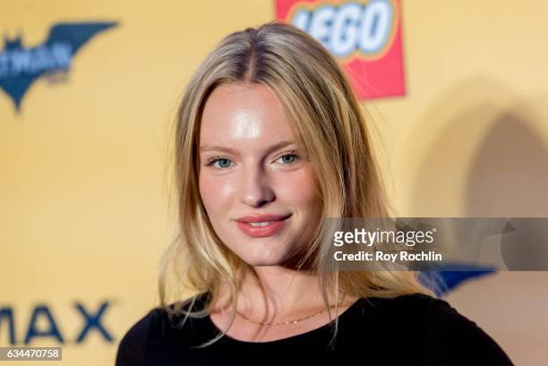Model Isabella Farrell attends "The Lego Batman Movie" New York Screening at AMC Loews Lincoln Square 13 on February 9, 2017 in New York City.
