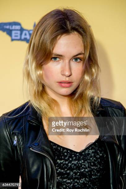 Model Isabelle Sauer attends "The Lego Batman Movie" New York Screening at AMC Loews Lincoln Square 13 on February 9, 2017 in New York City.