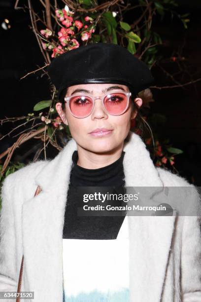 Tara Nichols at the Ulla Johnson show during New York Fashion Week at 477 Broadway on February 9, 2017 in New York City.