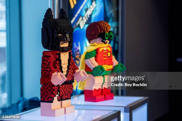 General atmosphere during "The Lego Batman Movie" New York Screening at AMC Loews Lincoln Square 13 on February 9, 2017 in New York City.
