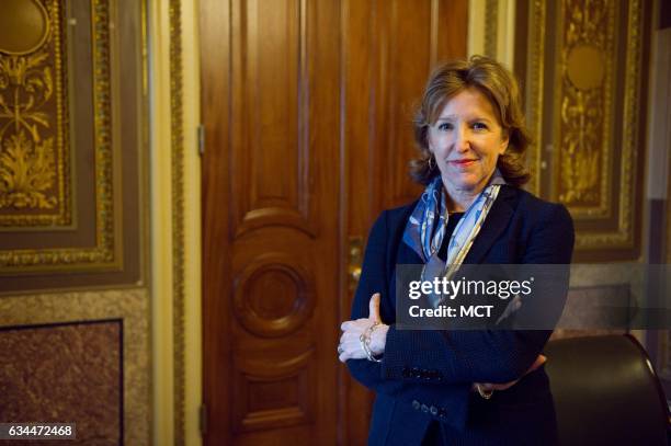 Sen. Kay Hagan at the U.S. Capitol in Washington, D.C., on January 14, 2014.