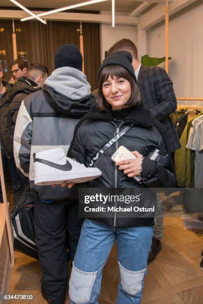Alyssa Coscarelli attends Bergdorf Goodman Celebrates the New NikeLab Opening in Goodman's Men's Store at on February 9, 2017 in New York City.