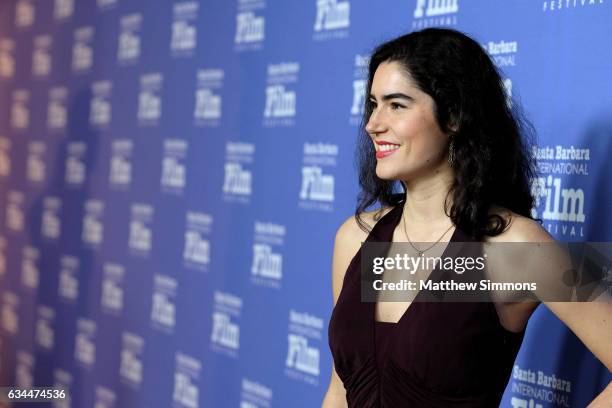 Actress Natalia Bilbao attends the American Riviera Award honoring Jeff Bridges at the Arlington Theatre on February 9, 2017 in Santa Barbara,...