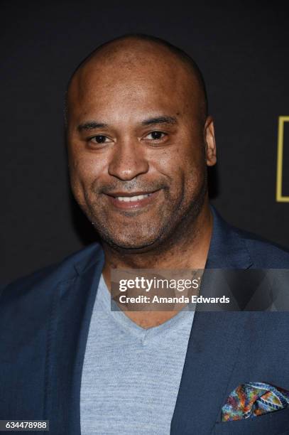 Entertainment attorney L. Londell McMillan arrives at the 2017 Billboard Power 100 party at Cecconi's on February 9, 2017 in West Hollywood,...