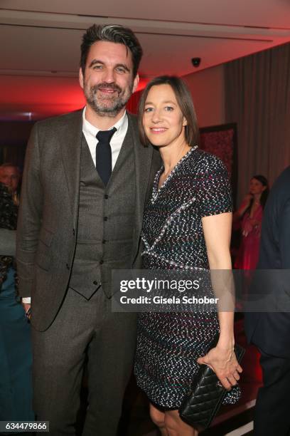 Sebastian Schipper and Johanna Wokalek during the Berlin Opening Night by GALA and UFA Fiction on February 9, 2017 in Berlin, Germany.