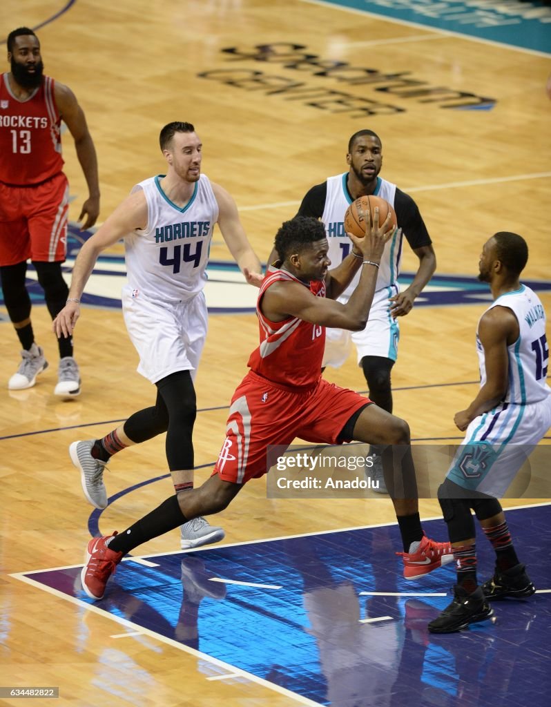 NBA - Houston Rockets vs Charlotte Hornets