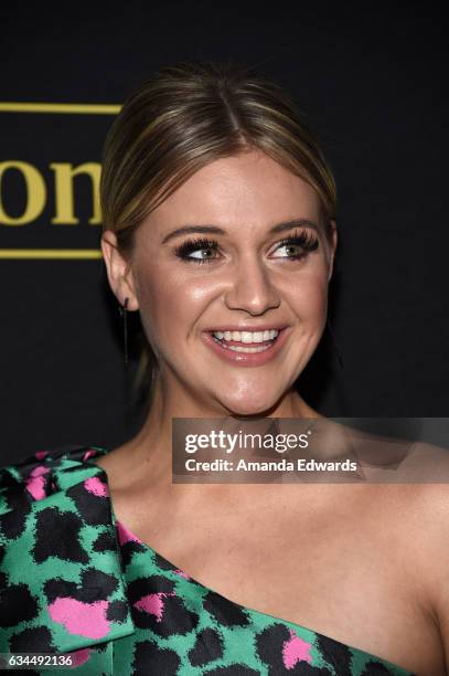 Singer Kelsea Ballerini arrives at the 2017 Billboard Power 100 party at Cecconi's on February 9, 2017 in West Hollywood, California.