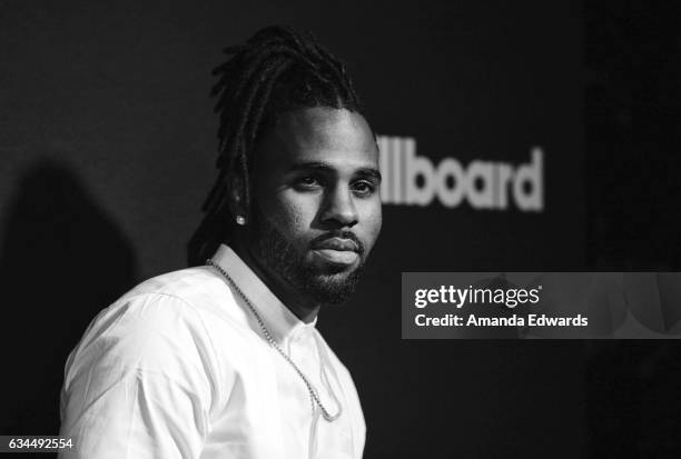 Singer Jason Derulo arrives at the 2017 Billboard Power 100 party at Cecconi's on February 9, 2017 in West Hollywood, California.