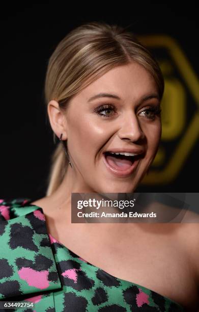 Singer Kelsea Ballerini arrives at the 2017 Billboard Power 100 party at Cecconi's on February 9, 2017 in West Hollywood, California.