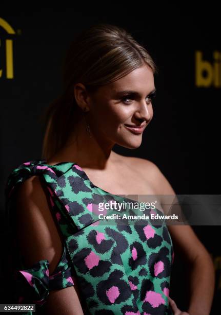 Singer Kelsea Ballerini arrives at the 2017 Billboard Power 100 party at Cecconi's on February 9, 2017 in West Hollywood, California.