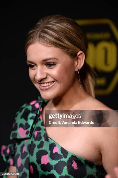 Singer Kelsea Ballerini arrives at the 2017 Billboard Power 100 party at Cecconi's on February 9, 2017 in West Hollywood, California.