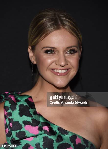 Singer Kelsea Ballerini arrives at the 2017 Billboard Power 100 party at Cecconi's on February 9, 2017 in West Hollywood, California.