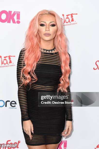 Caroline Burt attends the OK! Magazine Pre-GRAMMY Event at Avalon Hollywood on February 9, 2017 in Los Angeles, California.