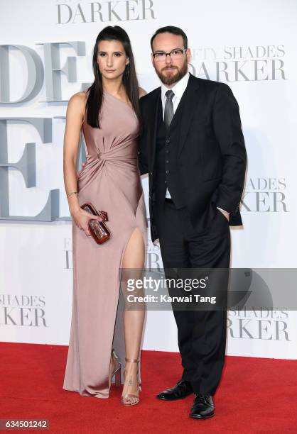 Dana Brunetti and Alexandra Pakzad attend the UK Premiere of "Fifty Shades Darker" at the Odeon Leicester Square on February 9, 2017 in London,...