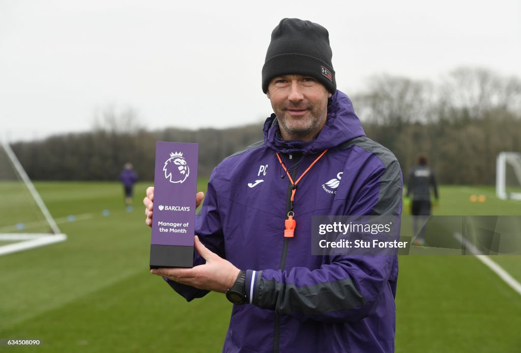 Paul Clement Receives the Premier League Manager of the Month Award