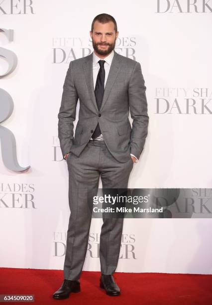 Jamie Dornan attends the "Fifty Shades Darker" UK Premiere on February 9, 2017 in London, United Kingdom.