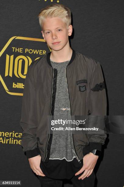 Carson Lueders attends 2017 Billboard Power 100 at Cecconi's on February 9, 2017 in West Hollywood, California.