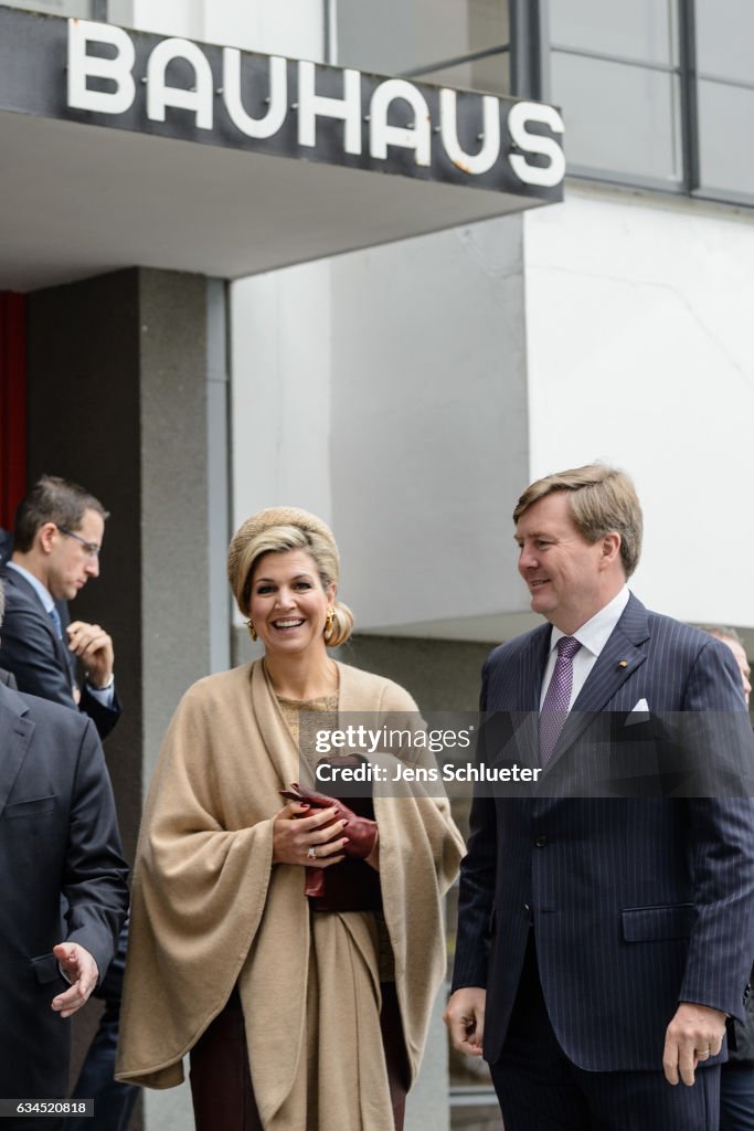 King Willem-Alexander And Queen Maxima Of The Netherlands Visit Thuringia - Day 4