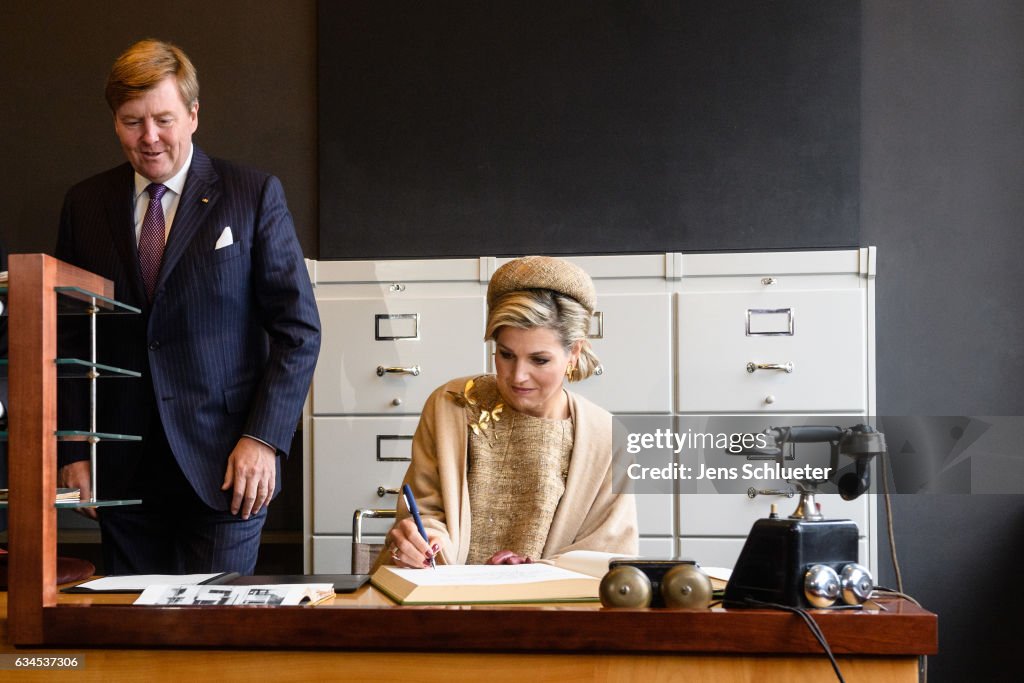 King Willem-Alexander And Queen Maxima Of The Netherlands Visit Thuringia - Day 4