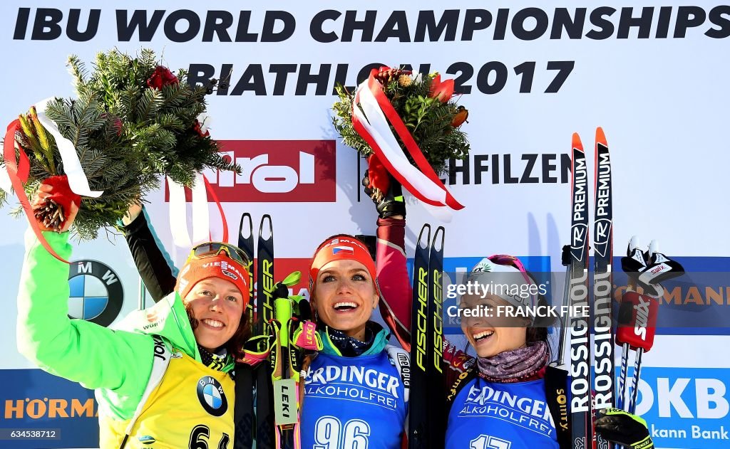 BIATHLON-WORLD-WOMEN-PODIUM