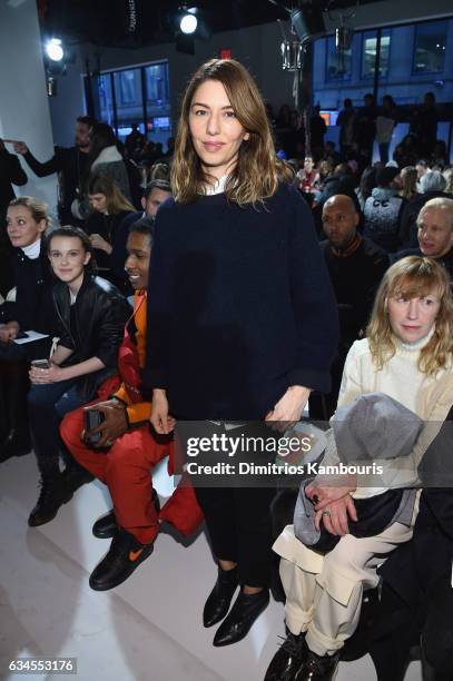 Sofia Coppola attends the Calvin Klein Collection Front Row during New York Fashion Week on February 10, 2017 in New York City.