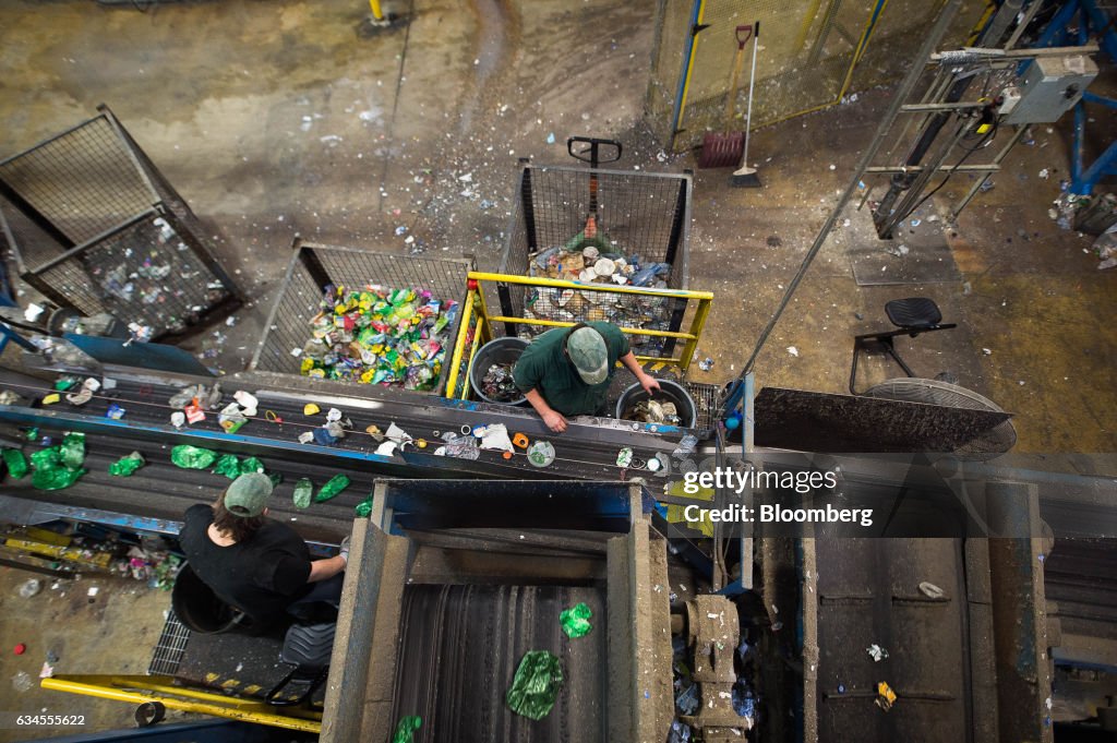 Operations Inside The Clear Water Springs Plastics Recycling Facility