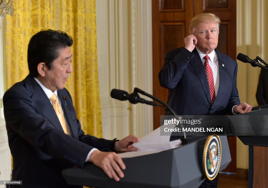 US-JAPAN-TRUMP-ABE-CONFERENCE