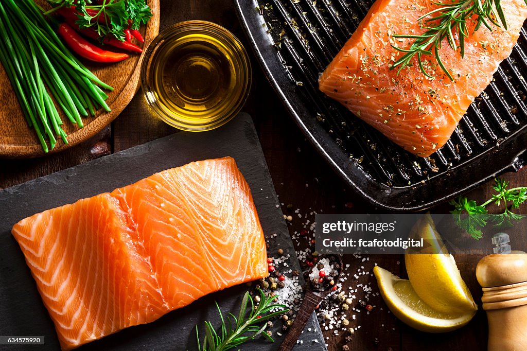 Primas filete de salmón