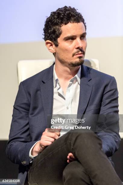 Director Damien Chazelle attends the Writers Guild's Beyond Words 2017 at Writers Guild Theater on February 9, 2017 in Beverly Hills, California.