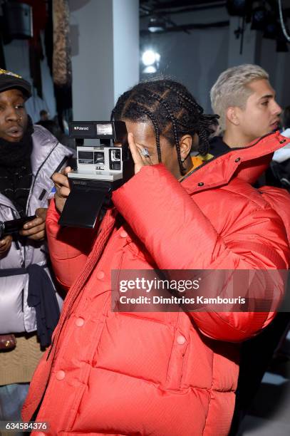 Rocky attends the Calvin Klein Collection Front Row during New York Fashion Week on February 10, 2017 in New York City.